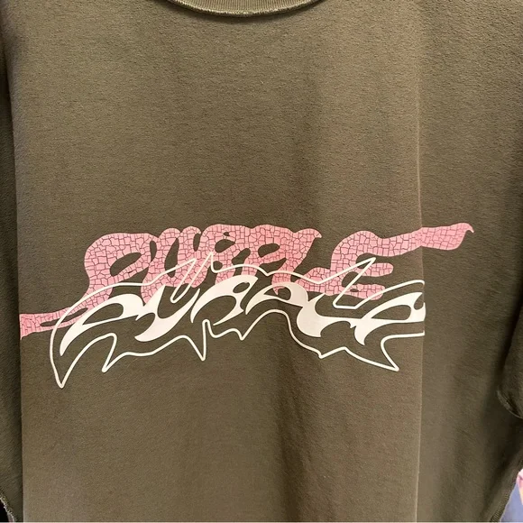 NWT Purple Brand Double Trouble olive tshirt sz XL - Picture 5 of 7